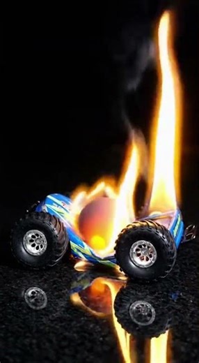 Red Hot Steel Ball Drop on RC Car | Epic Reaction!