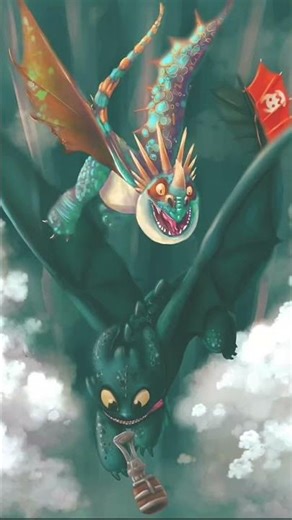 Stormfly x toothless forever ✨ #httyd