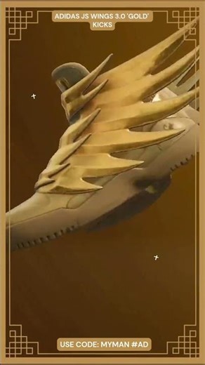 Adidas Js Wings 3.0 'Gold' Kicks 👟