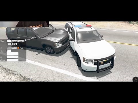 Chevy Tahoe and ford explorer Police Chase in Beamng Drive