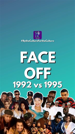 FACE OFF | 1992 Vs 1995 RELOADED 🎶🔥 What year takes it??? • • • #soulfaces #soulfacesmedia #bytheculturefortheculture #90s #90srnb #90shiphop #90shiphop #oldschool #blackmusicmonth #reels #explore | SoulFaces