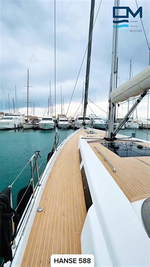 Explore the 2017 Hanse 588 Luxury Sailboat