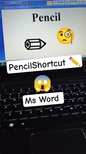 Draw Pencil Symbols in MS Word UsingJust a Keyboard Shortcut – So SimpleYou'll Use It Every Day!