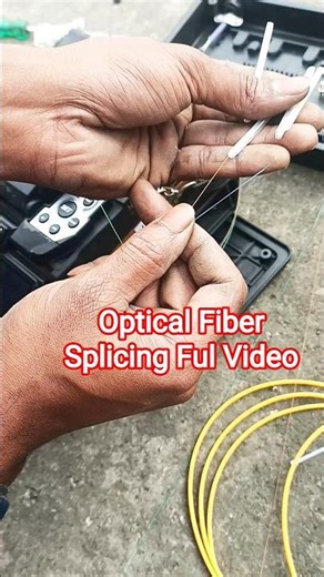 Real Fiber Splicing Work | Telecom Technician Life #opticalfiber #fibersplicing #fiberoptic