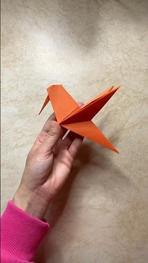 Origami Colibrí Súper Fácil 🕊️ | Paso a Paso #homemadepapercraft #origami #arigami #diy #paper