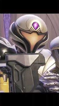 Armstrong hugs Samus in #metroidprime4