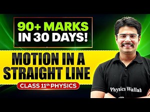Motion in a Straight Line Class 11 Complete Revision + MIQ | Physics Chapter 2 | FATEH 2026 🔥