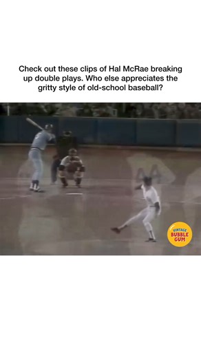 508K views · 3.5K reactions | Hal McRae went hard  Via @vintage_bubble_gum | Sports Knightly Baseball | Facebook