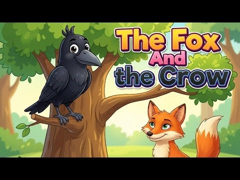 The Fox and the Crow Story | Moral Stories for Kids | AI Generated Animation