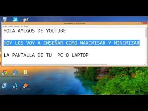 COMO agrandar la pantalla de la pc o laptop
