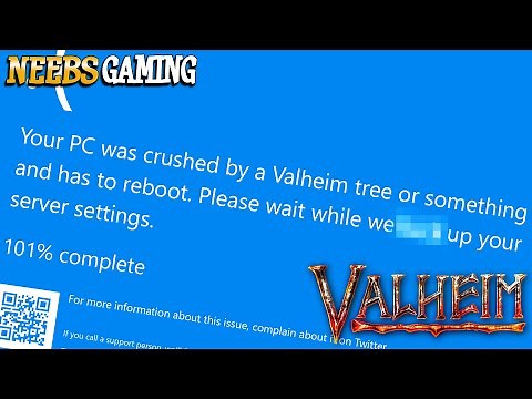 Valheim - Blueberries and BLUE SCREEN