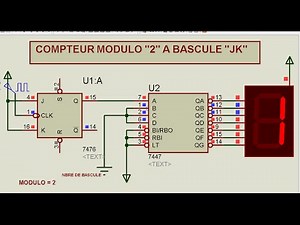 COMPTEUR MODULO 2 "JK" ASYNCHRONE