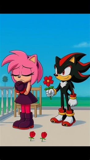 “Amy Remembers Sonic… But Accepts Shadow’s Love 🌹💔 Emotional Scene”#shadow #shorts #amyrose