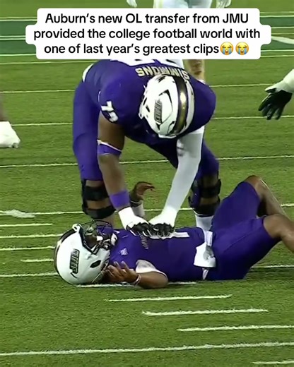 Joseph Simmons. What a guy. War Damn Eagle. #auburn #secfootball #jmu #josephsimmons