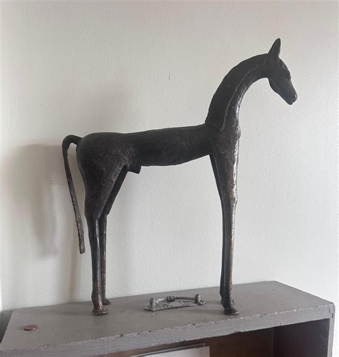 Dogon Bronze Horse – Handcrafted African Sculpture From Mali – Ethnic Decoration – Tribal Art – Primitive Art – Home Decor – Boho - Etsy