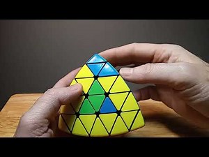 Yuxin 5x5 Professor Pyraminx Tips Tutorial Part 6 Rotating The Top Corners. #yuxin #pyraminx
