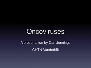 Oncoviruses - SlideServe