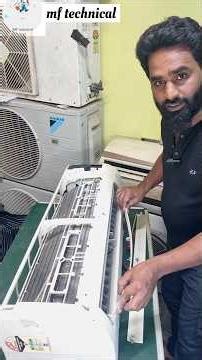 AC indoor ki body kholna sikhe|split AC #mf_technical22