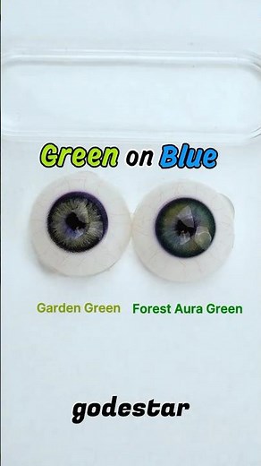 Godestar Grüne Kontaktlinsen | Welche Grüntöne passen am besten zu blauen Augen? 💚