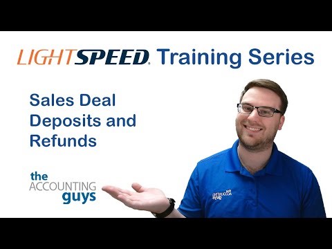 Special Order Deposits and Refunds