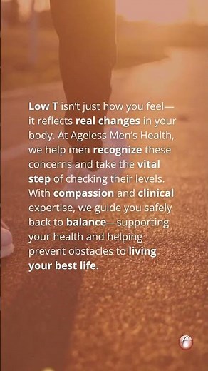 At Ageless Men’s Health, our priority is helping men feel like themselves again.