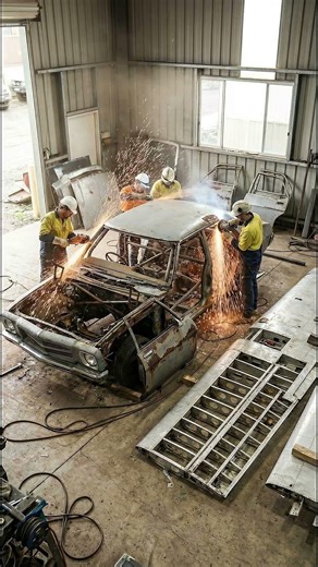 Turning a Car Into an Airplane | Realistic Transformation Timelapse