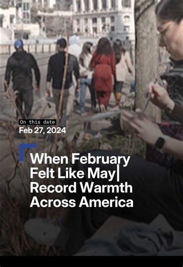 Typically shivering in late February, the Midwest experienced a warm spell that smashed all-time records for winter in several locations.