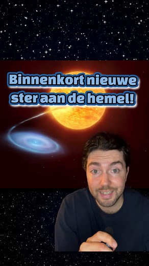 Liam Pieters on Instagram: "Een nieuwe ster aan de hemel ergens in de komende weken!! 🤩 De ster T Corona Borealis heeft elke 80 jaar een terugkerende nova!💥 Dat is wanneer een witte dwerg materiaal van zn ster om zich heen afslurpt, net zolang totdat die schijf explodeert. We dachten dat dit in September al ging gebeuren, maar toen is het niet gebeurd.. Een recente publicatie schat dat het binnenkort toch echt gaat gebeuren. Voor een paar dagen zal hij even helder te zien zijn als de poolster 