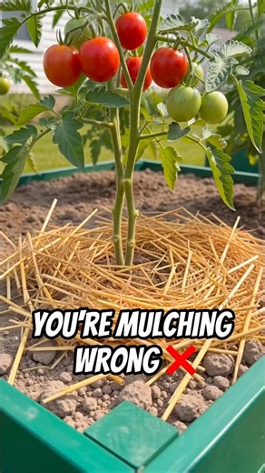 Everyone Mulches Wrong in Summer Heat — Here Is the Right Way 🌿☀️ #mulching #summergardening