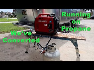 We convert our Honda 2200i Generator to Propane.