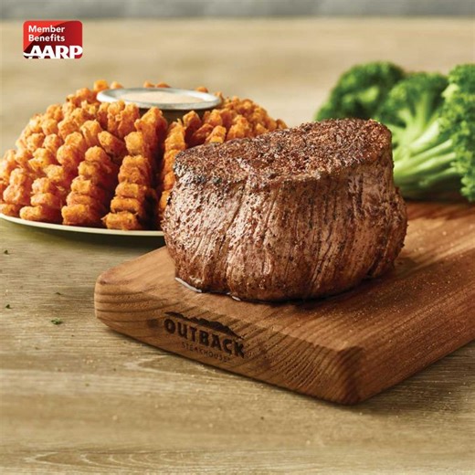 Whether you're celebrating an anniversary, a date night, or simply enjoying each other's company, Outback Steakhouse is the place to be. Members save 10% on your check. Learn more: http://spr.ly/6188xFPRY | AARP Member Benefits