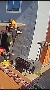 ⚠️ Ladder Safety Reminder ⚠️ In a recent incident caught on video, a worker was using a ladder when it suddenly tipped over — sending him crashing to the ground. 🚫 This could happen to anyone if basic ladder safety rules are ignored: 🔹 Always place the ladder on a firm, level surface. 🔹 Maintain a 3-point contact (two hands and one foot OR two feet and one hand). 🔹 Never overreach — move the ladder instead. 🔹 Ensure the ladder is fully opened and locked before climbing. 🔹 If working at hei