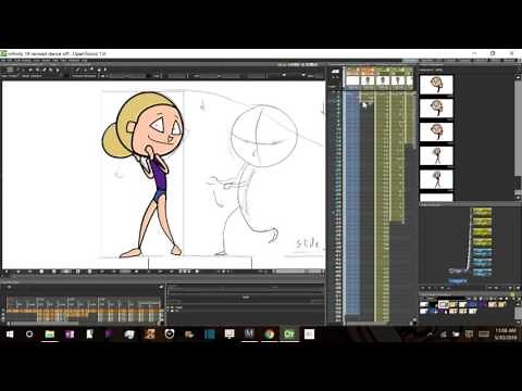 OpenToonz Tutorial: Vectors & Auto-Inbetweens, PART 4: Examples in Time Lapse (+narration)