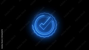 check mark animation and double check icon. Yes tick. Correct check mark symbol.