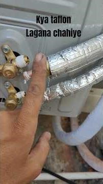 ac ki nut me taflon marna chahiye ya nahi #acrepairing #actechnician #airconditioner