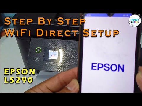 EPSON L5290 WIFI DIRECT PRINT | Step By Step | PinoyTechs