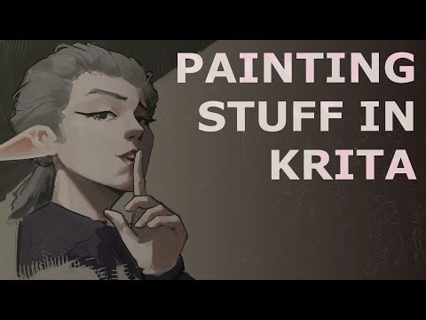 Sketching and Painting in Krita - Live Stream