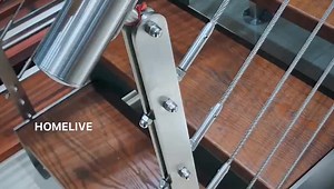 Cable Wire Rope Stainless Steel Banisters Terrace Railing Designs Stair Railing Customized Stainless Steel Terrace Balustrade