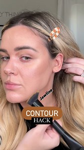 #contourhack #contourhacks #makeuphacks #makeuptips #beautyhacks #makeuptipsandtricks #makeupforbeginners #beautytips #howto | Ally Things Beauty