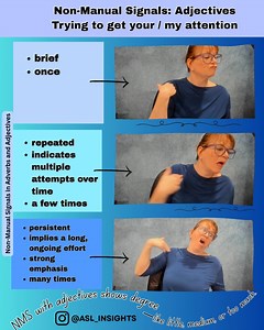 204K views · 1.4K reactions | ASL Insight: How we show attention...