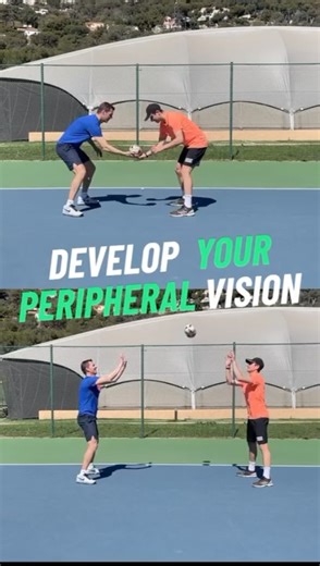 Padel fitness on Instagram: "Peripheral vision exercises are essential to improve information processing and on-court reactions. Performance relies on a fast and efficient chain : 👀 see → 🧠 decide → 💪 act. These drills develop eye–body coordination, neuromuscular reactivity, and the ability to turn visual input into the right movement at the right time. 🎯 Goal : see earlier, decide faster, and act more efficiently."
