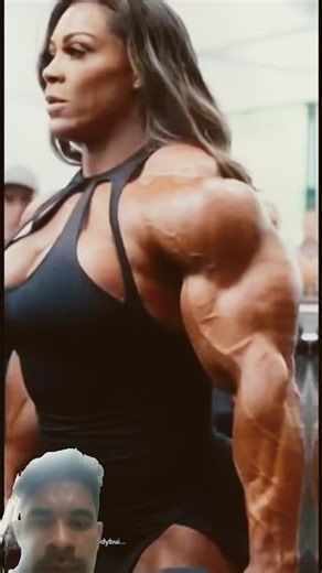 Biggest female bodybuilder in the world #bodybuilding #femalebodybuilding #armday