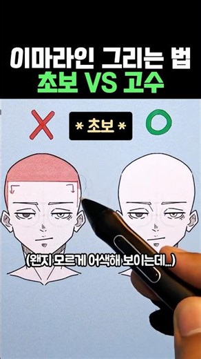 How to draw a hairline: Beginner vs. Expert #Drawing