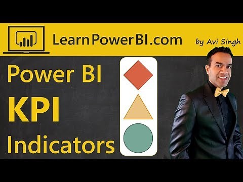 Power BI KPI Indicator (Excel Icon Sets) Part 1 of 3