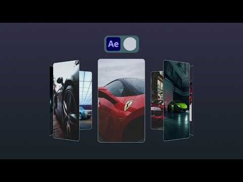 3D Carousel Motion Graphics - Professional After Effects Technique