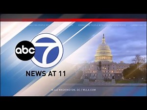 WJLA ABC7 News at 11 Open Friday Jan. 25, 2019
