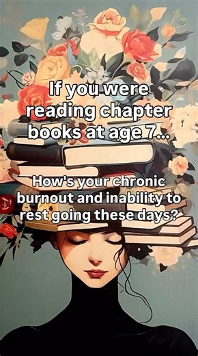 Dr. Nicole Chatwin | ADHD Therapist in California on Instagram: "If you were devouring chapter books at age 7, there’s a good chance you weren’t “advanced”… you were over-functioning before you even knew what that meant. And trying to escape. The gifted-kid gold star chasing? It turned into adult burnout. The “super responsible” identity? It became a body that literally forgets how to rest. The praise for being so mature? Now you’re unlearning decades of self-neglect just to feel human again. Yo