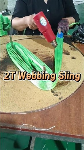 2T Webbing Sling #chinafactory #automobile #machinerychannel #copper #factoryproducts