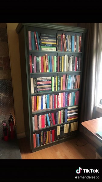 Creative Fake Book Spines Cabinet Transformation