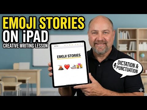 iPad Apple Pages Tutorial: Creating Emoji Stories - Apple Pages for Creative Writing Lessons